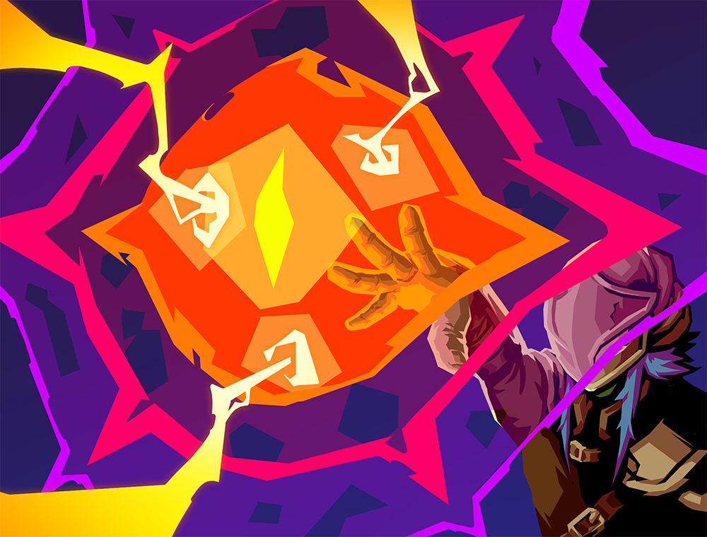 Evil Eye card artwork